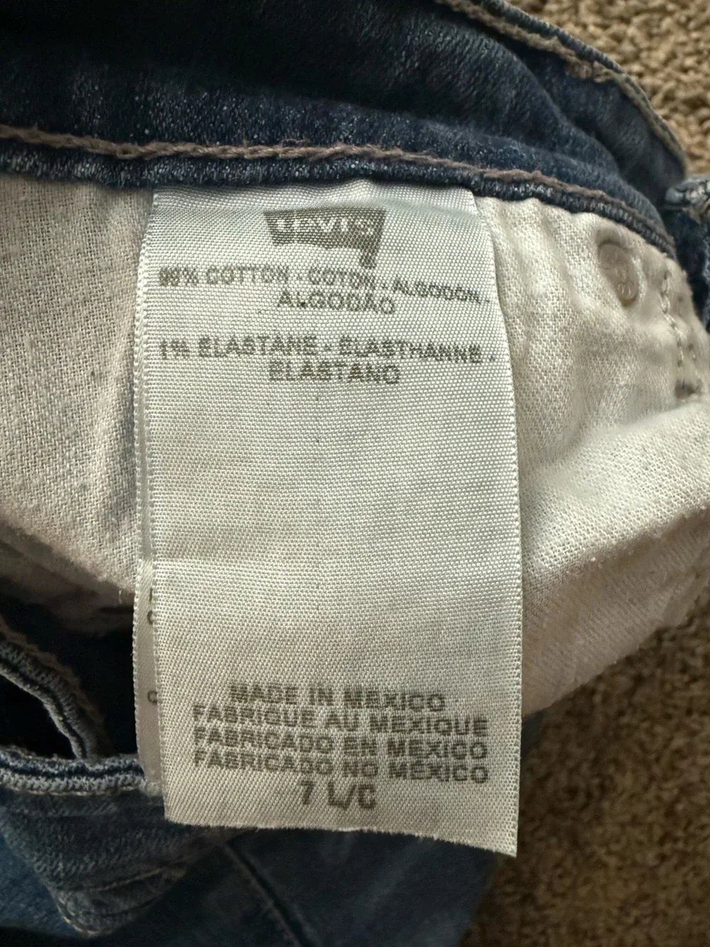 Y2k Vintage Levi's Superlow 518 Blue Boot-Cut Jeans